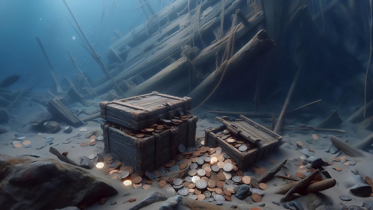 explorez les tr&eacute;sors anciens sous-marins et d&eacute;couvrez des vestiges historiques enfouis sous les eaux.